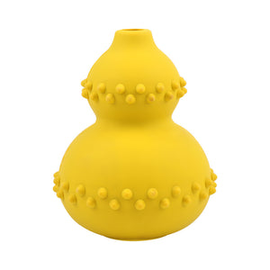Close-up of textured rubber surface designed for dog teeth cleaning and grinding