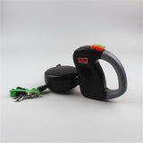 Ergonomic Handle and Brake Lock Buttons on Dual Dog Walking Leash