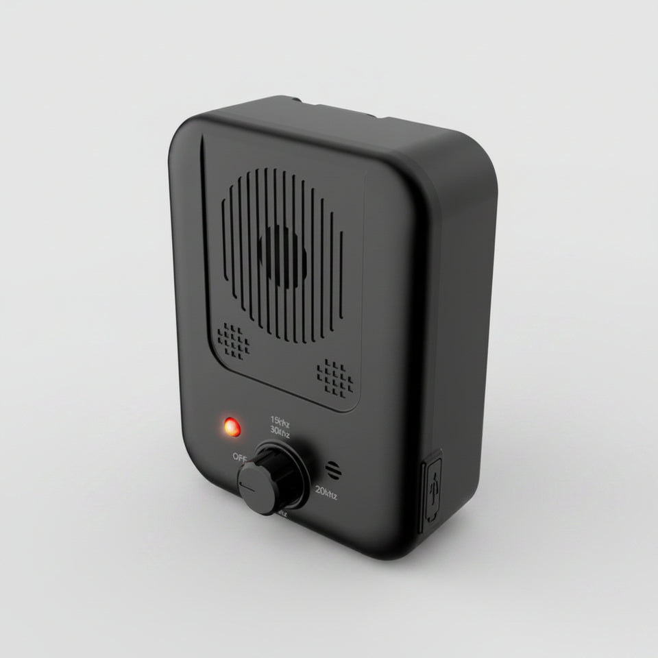 USB rechargeable dog bark deterrent for indoor and outdoor use