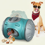 Interactive pet tumbler slow feeder in red, green, and pink colors